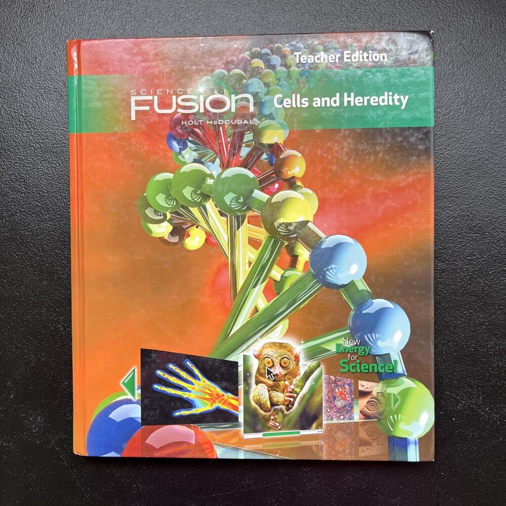 Grades 6-8 2012 Cells and Heredity Science Fusion by HMD Teacher Edition Book